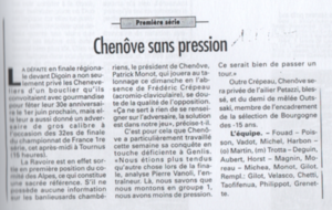 Article le Bien Public mai 2002 bis