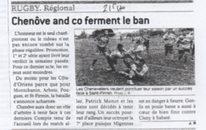 Article le Bien Public 2 mai 2010