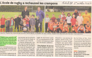 Article le Bien Public 1er octobre 2010