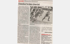 Article le Bien Public 24 septembre 2010