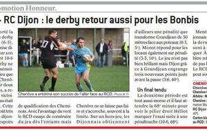 Article le Bien Public 30 mars 2015