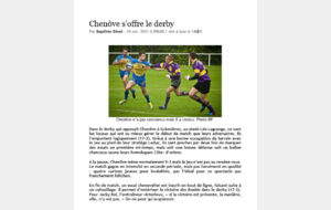 Article le Bien Public 10 octobre 2011