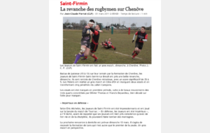 Article le Journal de Saône et Loire 1er mars 2011