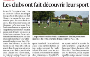 Article le Bien Public 13 septembre 2024